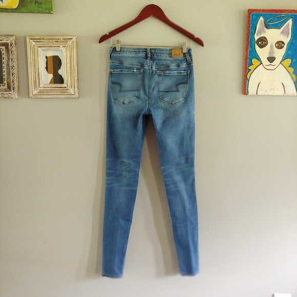 American Eagle Hi-rise Jeggings Size 4 Long - Picture 9 of 12